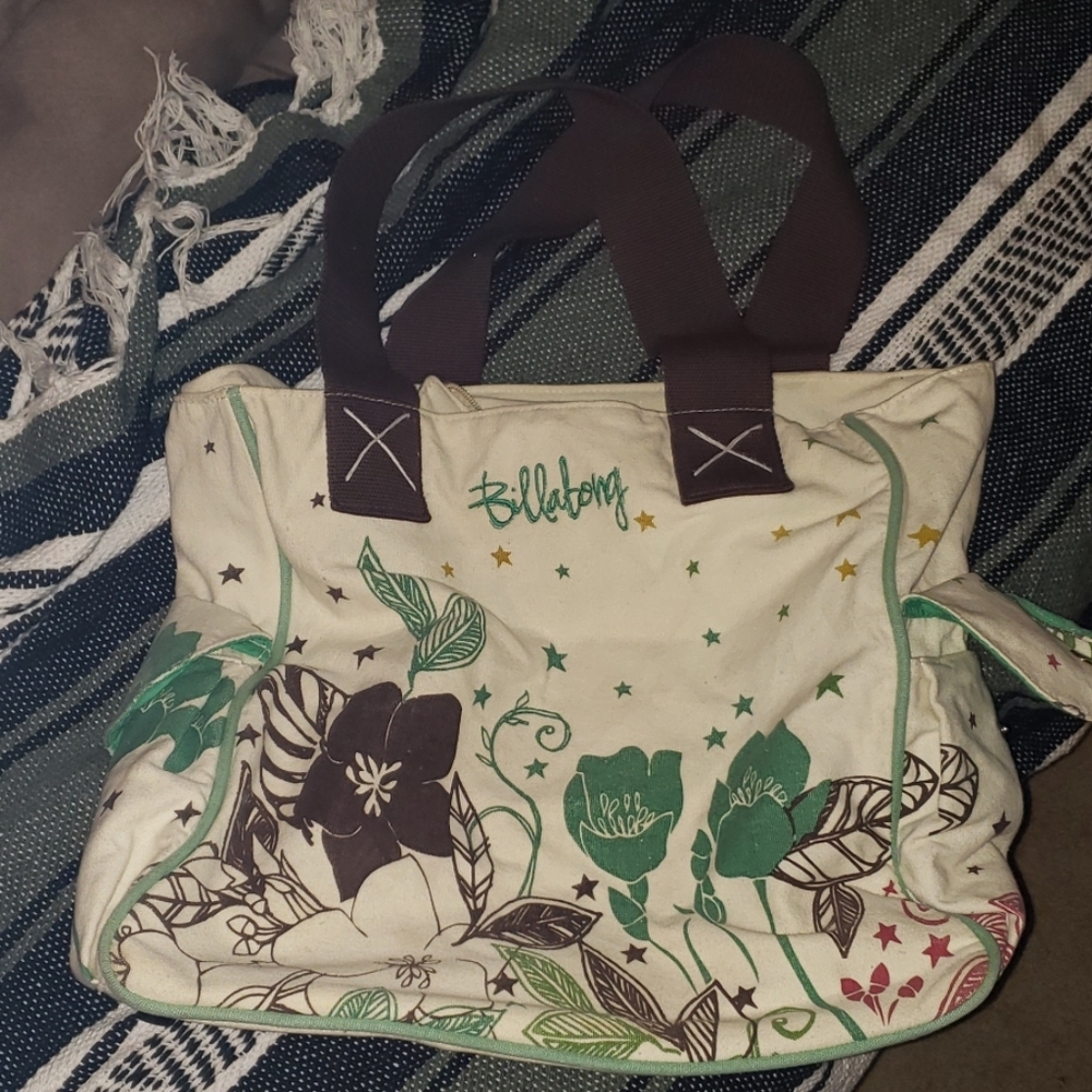Billabong Floral  Tote Bag